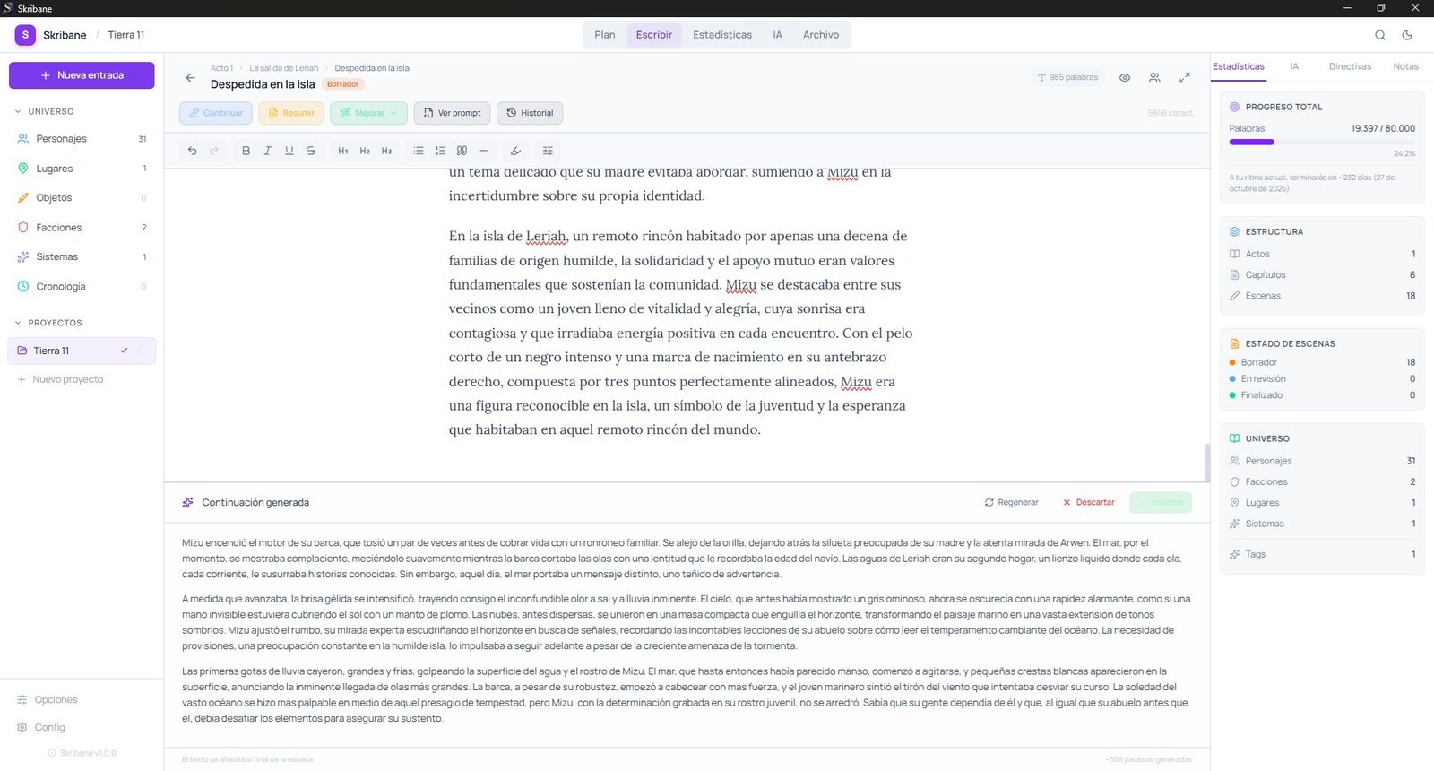 Asistencia IA — Skribane